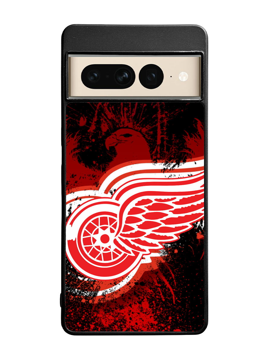 Detroit Red Wing Logo Google Pixel 7 Pro Case