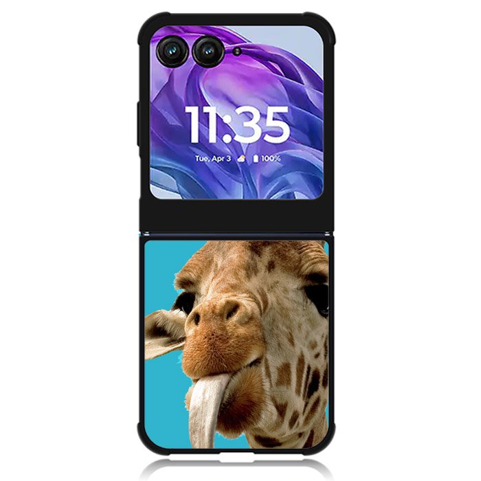 Giraffe Funny Motorola Moto Razr 2024 , Moto Razr 50 Case