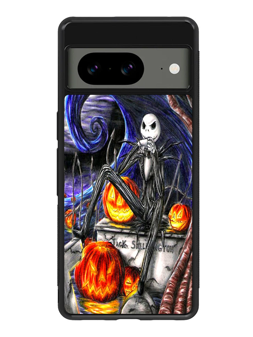 Nightmare Jack Skellington 1st Google Pixel 8a Case