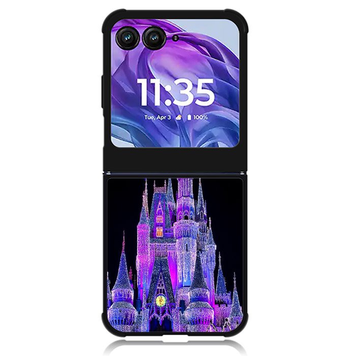 Disney Castle Night Lights 1st Motorola Moto Razr 2024 , Moto Razr 50 Case