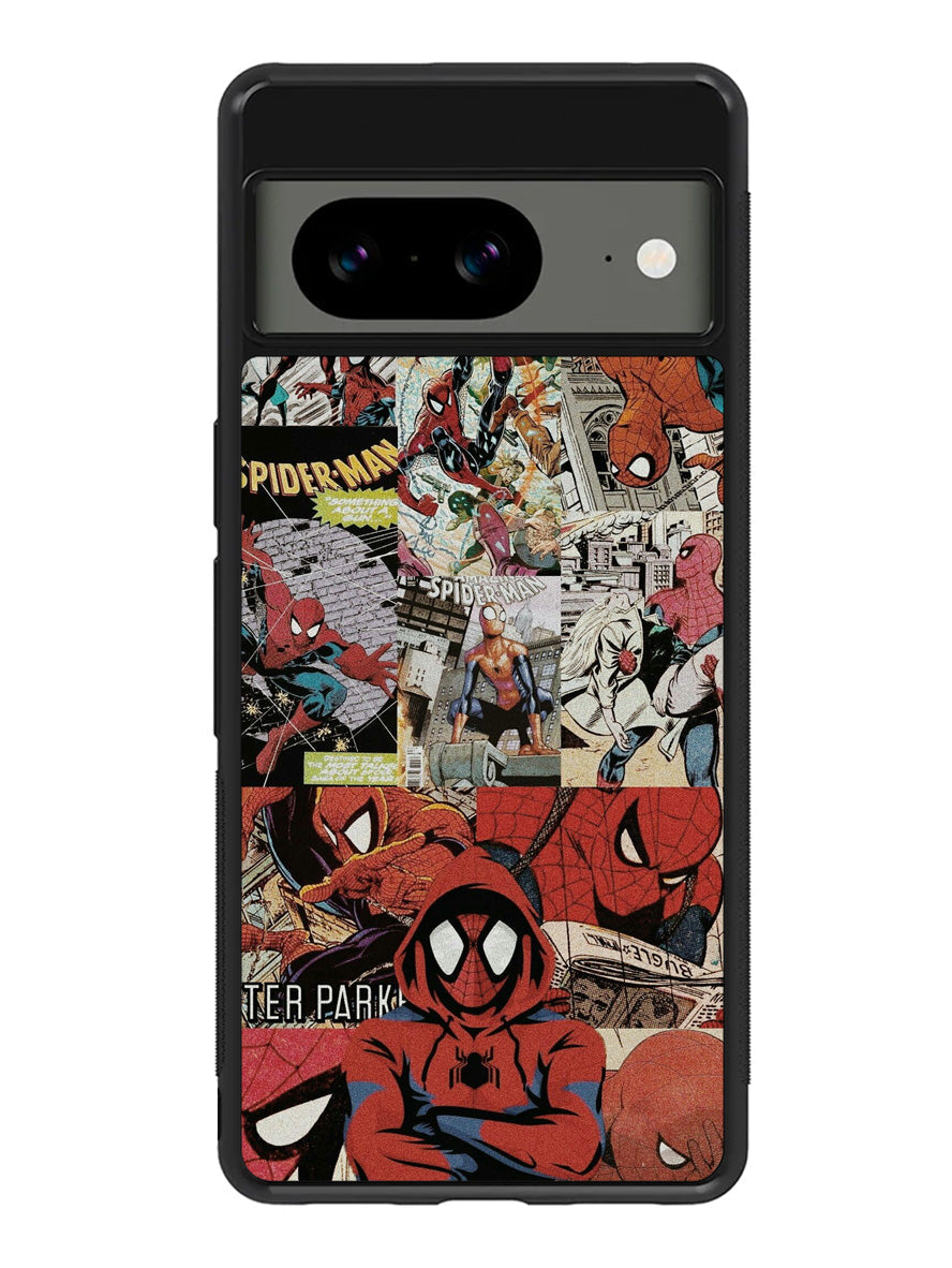 Spiderman Collage 2nd Google Pixel 8a Case
