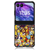 Simpsons All Characters Motorola Moto Razr 2024 , Moto Razr 50 Case