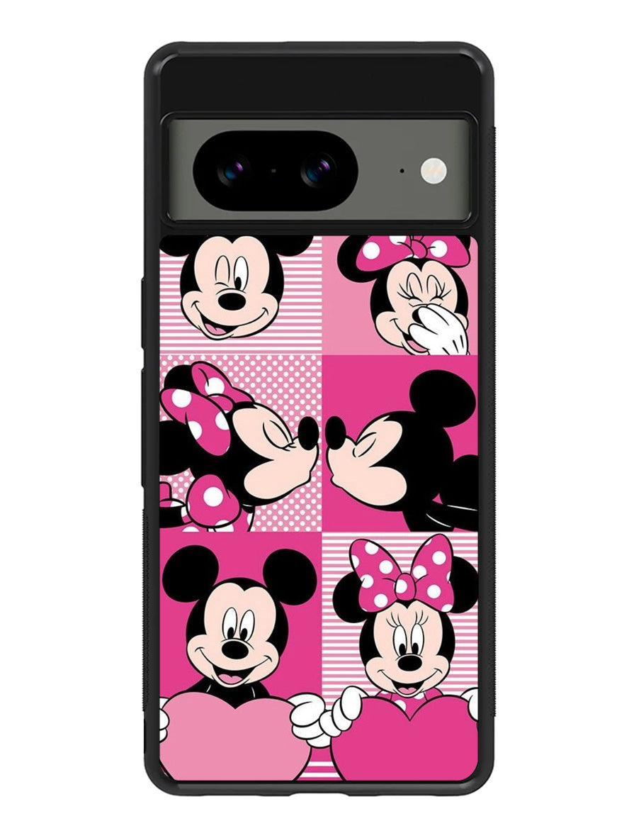 Minnie Mickey Couple Google Pixel 8a Case