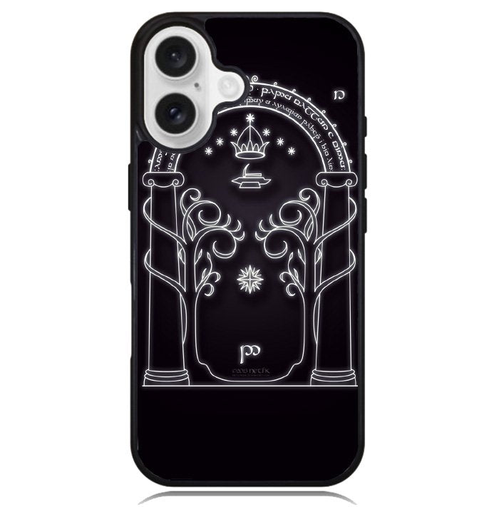 Magic Gate Of Moria Lord Of The Ring The Hobbit Case iPhone 16 BC1046