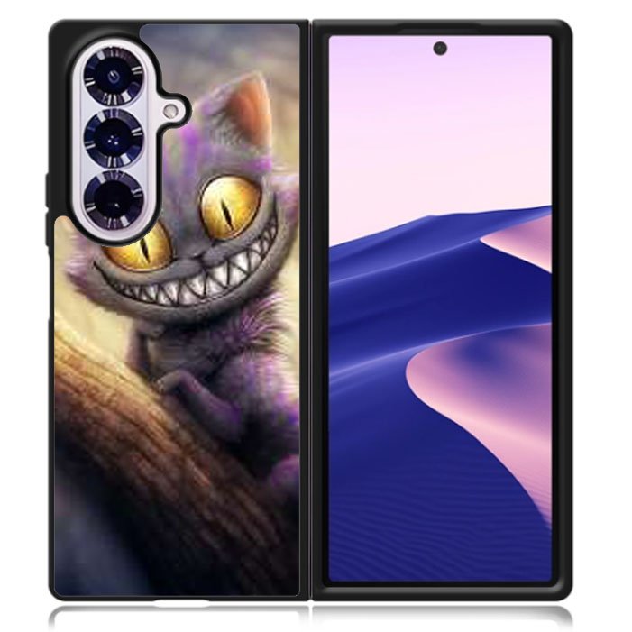 Cheshire Cat Alice in Wonderland Samsung Galaxy Z Fold 7 5G Case BC1055