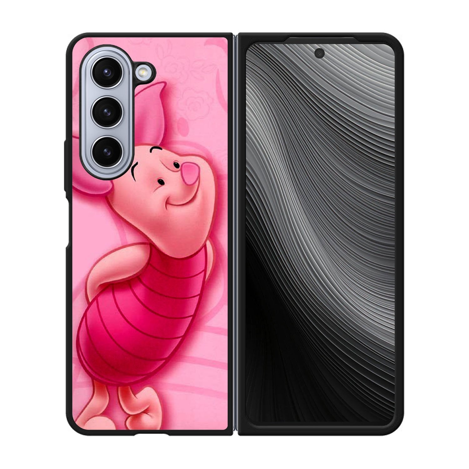 The Piglet Pink Winnie Pooh Case Samsung Galaxy z Fold 5 5G BC1060