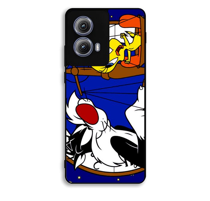 tweety bird and sylvester Motorola Moto Edge 2024 Case BC1070
