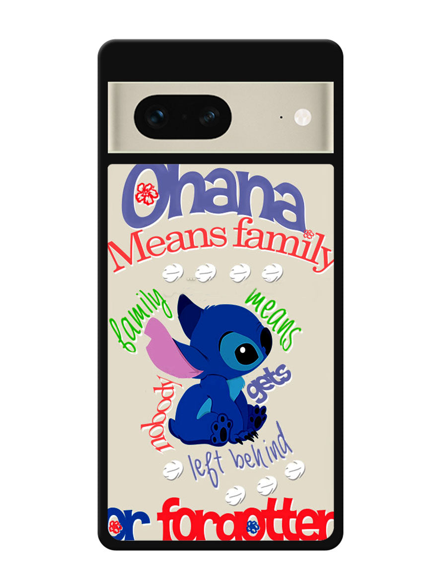 Stitch Disney Ohana Means Family Google Pixel 7 Case