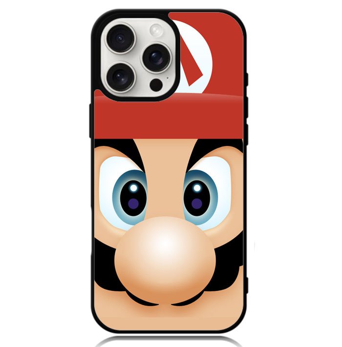 Mario Face iPhone 16 Pro Max Case