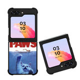 PAWS OVIE PARODY FUNNY CAT ATTACK Case Samsung Galaxy Z Flip 5 5G BC1075