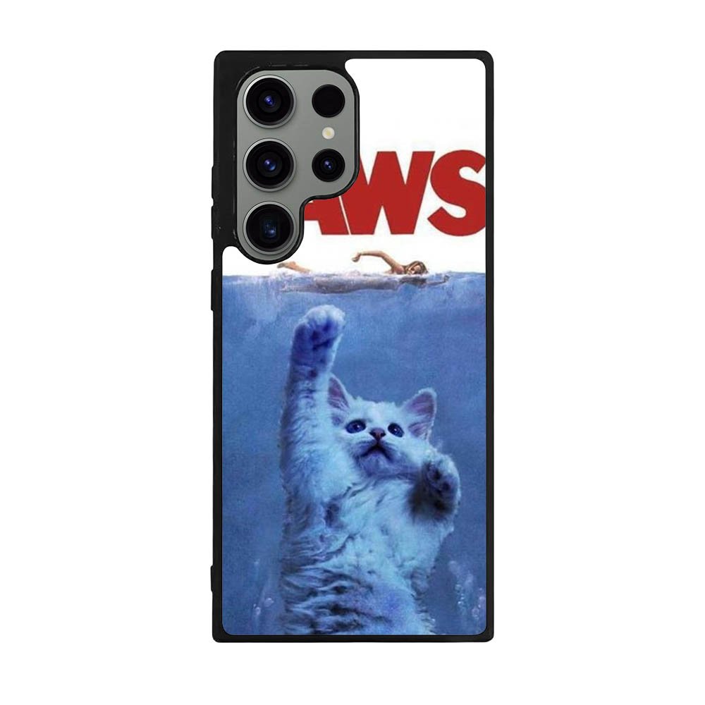 PAWS OVIE PARODY FUNNY CAT ATTACK Case Samsung Galaxy S24 Ultra 5G BC1075