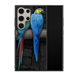 Cute Couple of Birds Parrot Pair Couple Animal Bird Samsung Galaxy S25 Ultra 5G Case