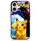 Awesome Sakura Sweet Pikachu Pokemon Case iPhone 16 BC1076