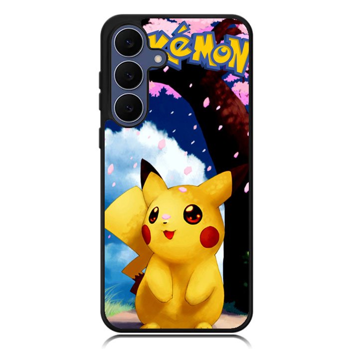 Awesome Sakura Sweet Pikachu Pokemon Samsung Galaxy S25 FE Case BC1076