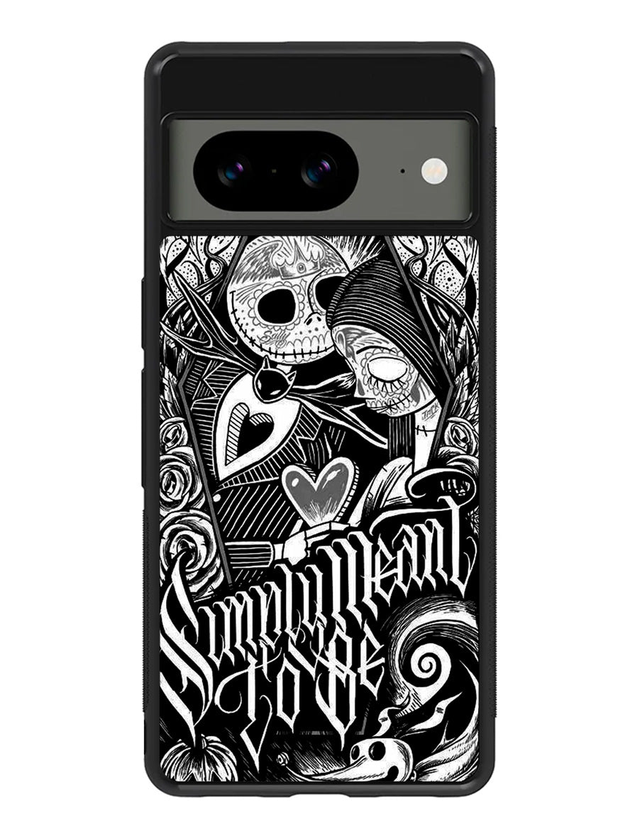 Jack And Sally Muertitos The Nightmare Before Christmas Google Pixel 8a Case