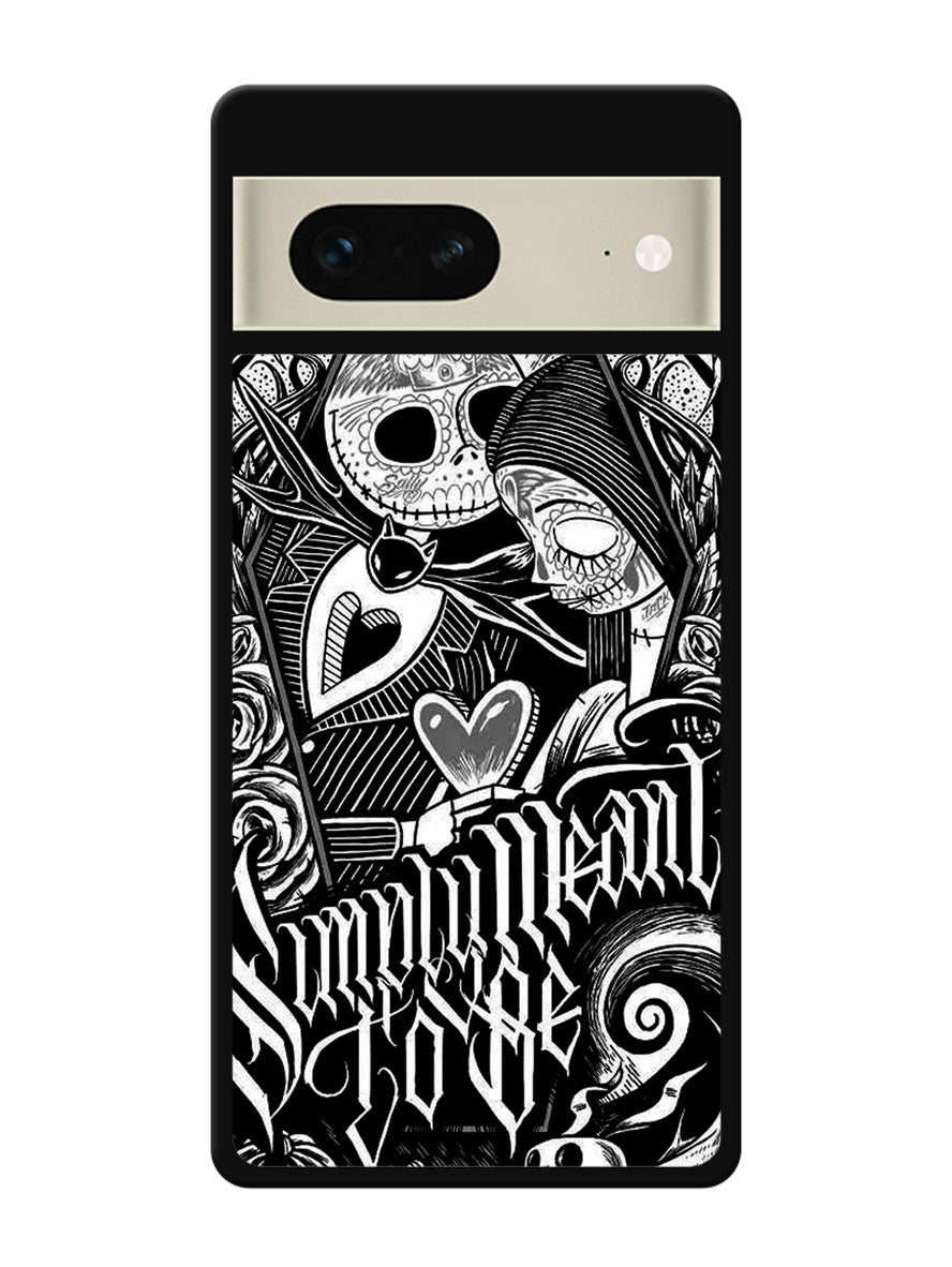 Jack And Sally Muertitos The Nightmare Before Christmas Google Pixel 7 Case