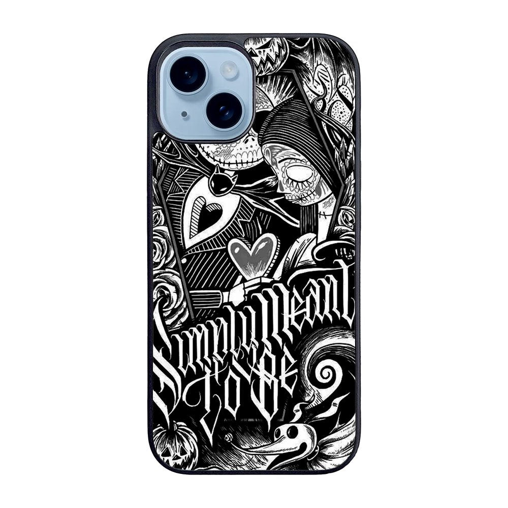 Jack And Sally Muertitos The Nightmare Before Christmas Case iPhone 15 Plus BC1078