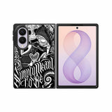 Jack And Sally Muertitos The Nightmare Before Christmas Samsung Galaxy Z Fold 8 Case BC1078