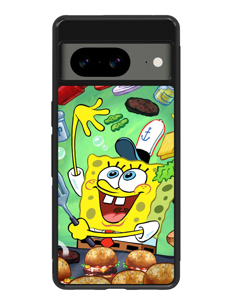 Spongebob Squarepants Krabby Patty Google Pixel 8a Case