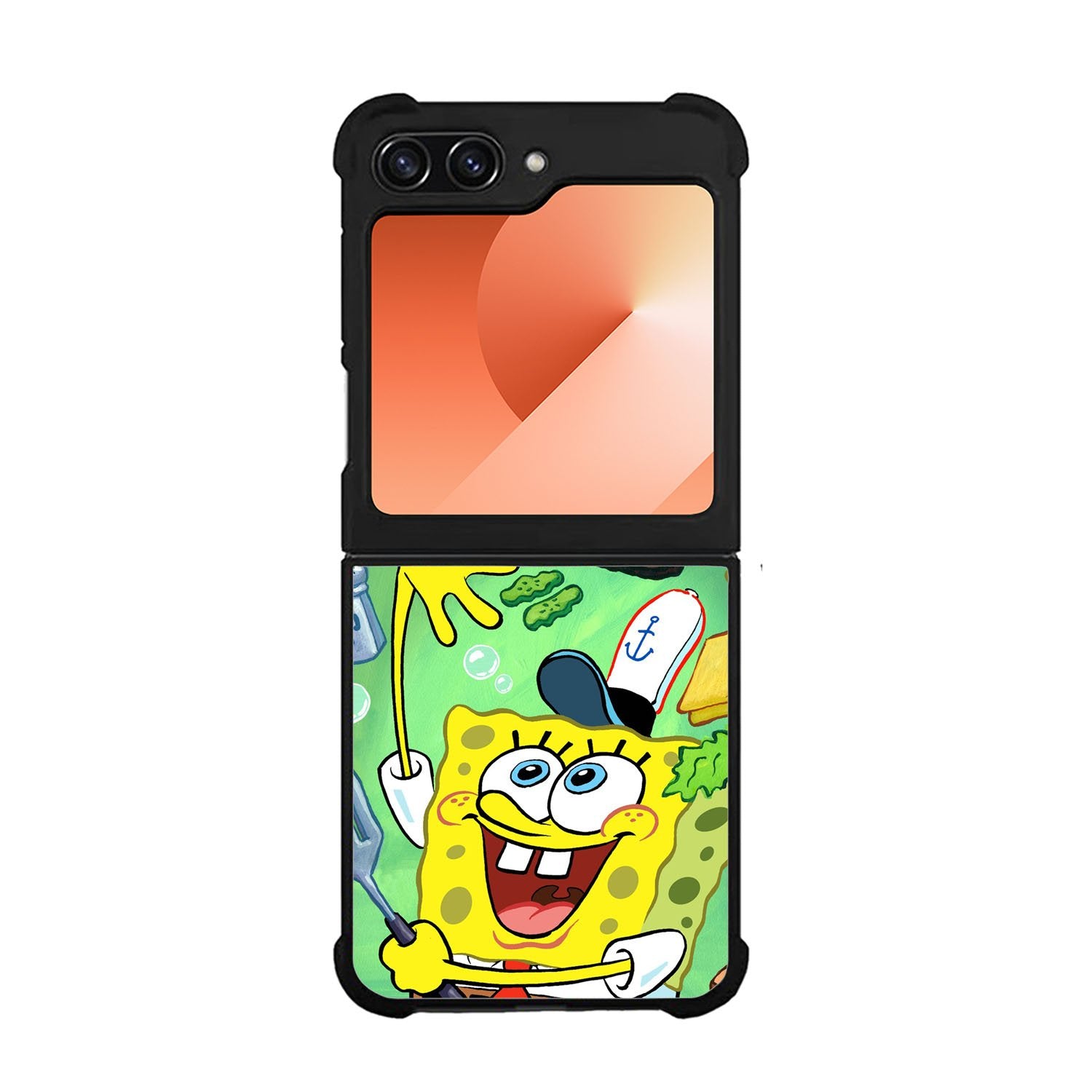 Spongebob Squarepants krabby patty Case Samsung Galaxy Z Flip 6 5G BC1080