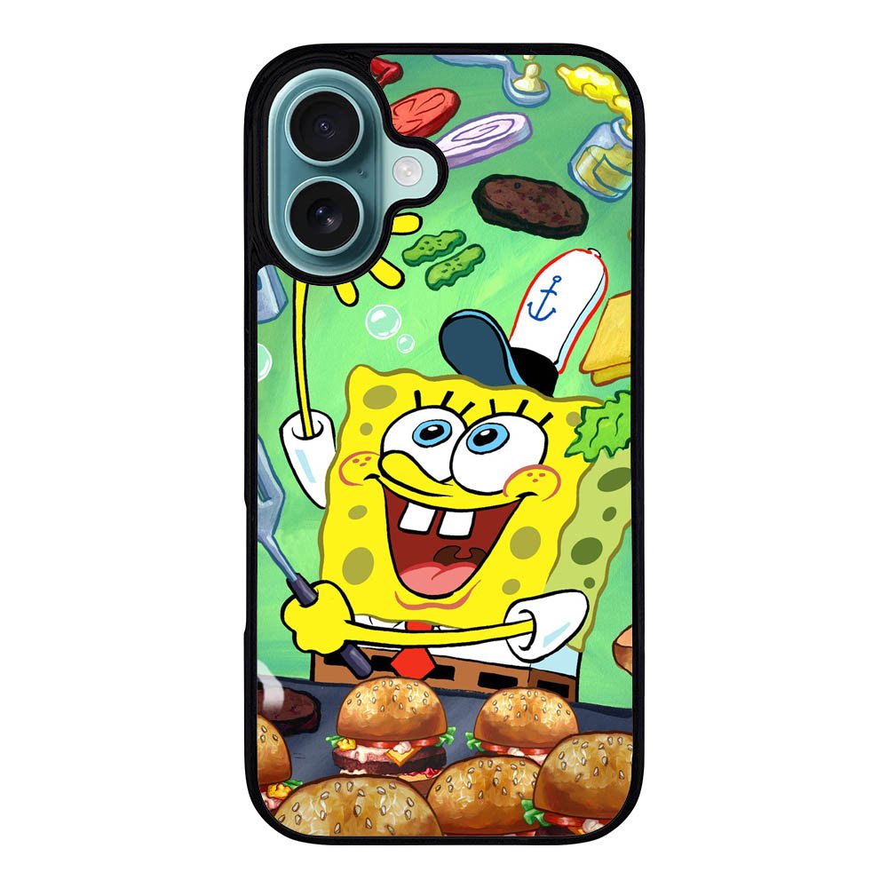 Spongebob Squarepants krabby patty Case iPhone 16 Plus BC1080