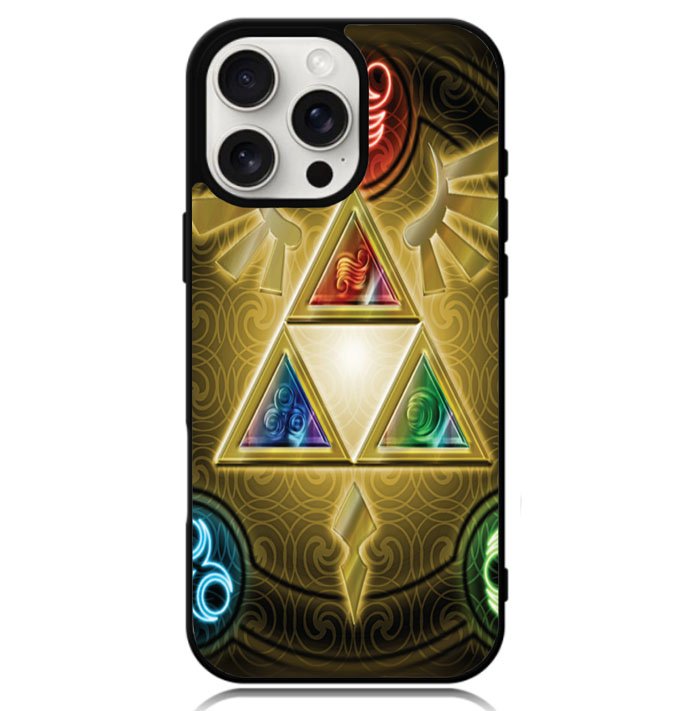 Zelda Triforce Element Case iPhone 16 Pro BC1091