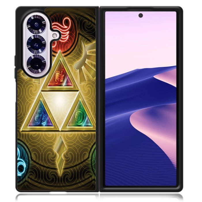 Zelda Triforce Element Samsung Galaxy Z Fold 7 5G Case BC1091