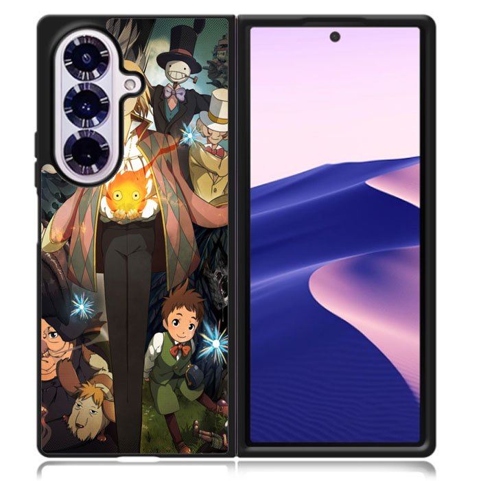 Studio Ghibli Howl'S Moving Castle Samsung Galaxy Z Fold 7 5G Case BC1106