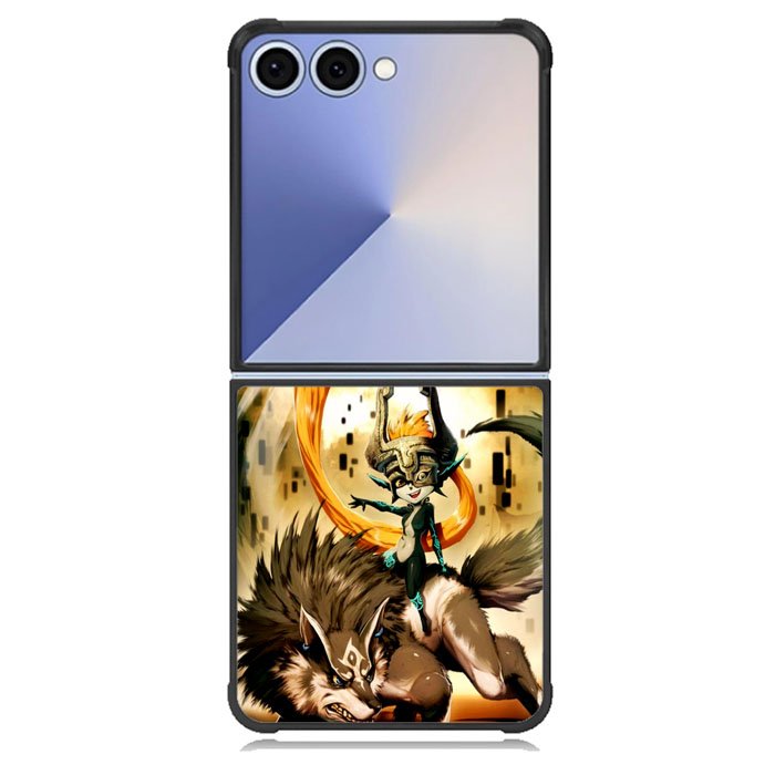 Zelda and wolf twilight princess Samsung Galaxy Z Flip 7 Case BC1111