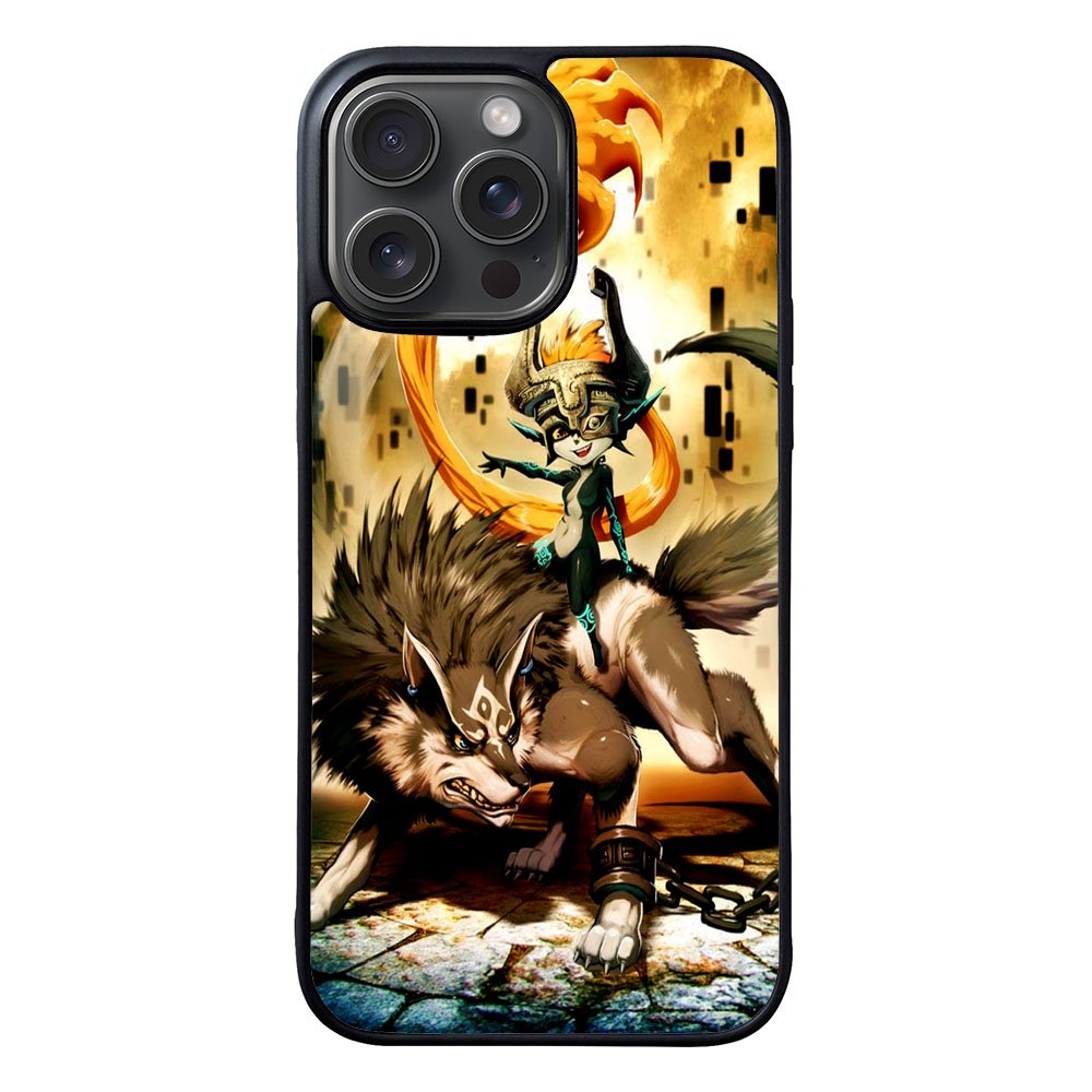 Zelda and wolf twilight princess Case iPhone 15 Pro BC1111