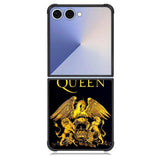 queen logo gold Samsung Galaxy Z Flip 7 Case BC1112