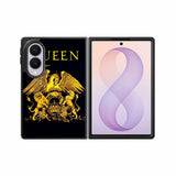 queen logo gold Samsung Galaxy Z Fold 8 Case BC1112
