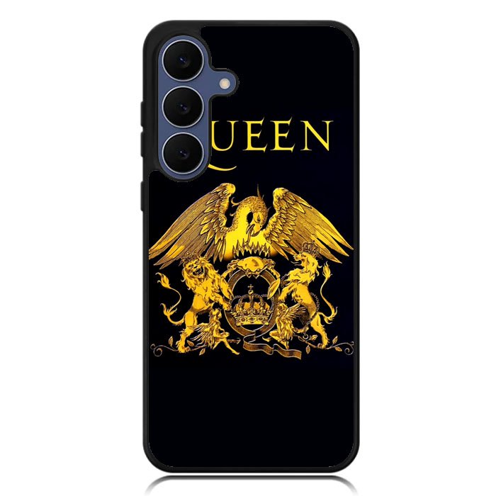 queen logo gold Samsung Galaxy S25 FE Case BC1112