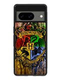 Harry Potter Hogwarts Logo wood Google Pixel 8a Case