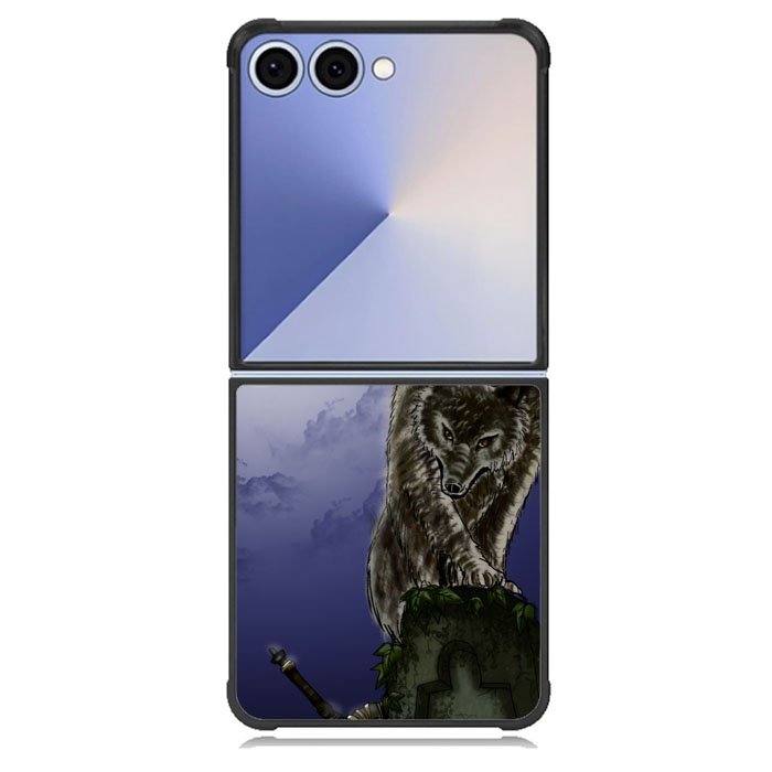 great grey wolf sif puppy Samsung Galaxy Z Flip 7 Case BC1115
