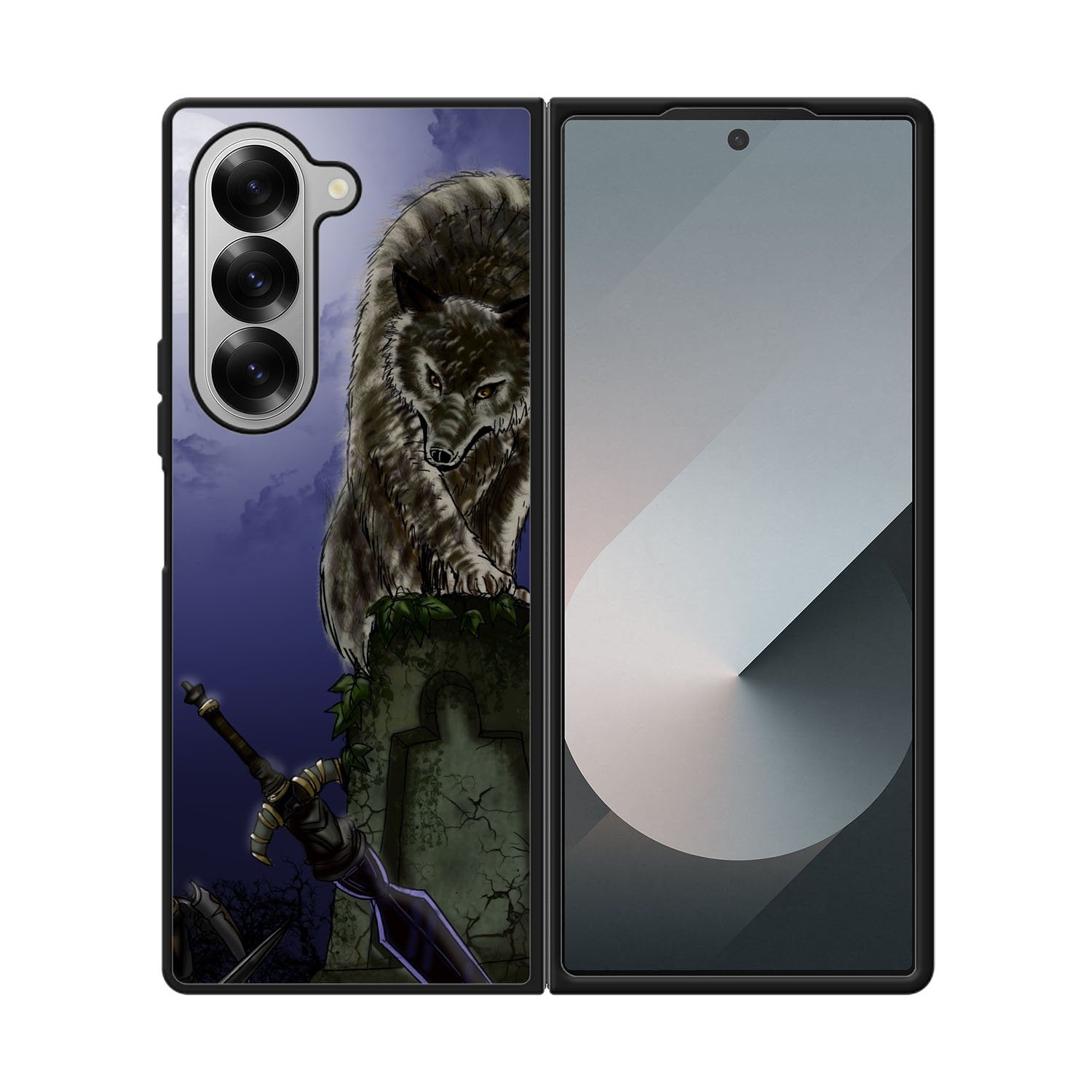 great grey wolf sif puppy Case Samsung Galaxy Z Fold 6 5G BC1115