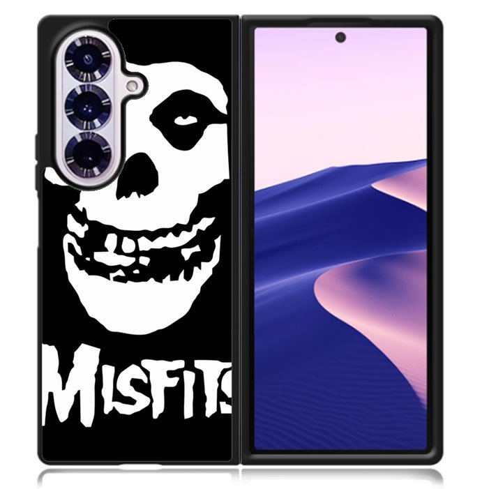 Horror Punk Rock Band Misfits Skull Samsung Galaxy Z Fold 7 5G Case BC1128