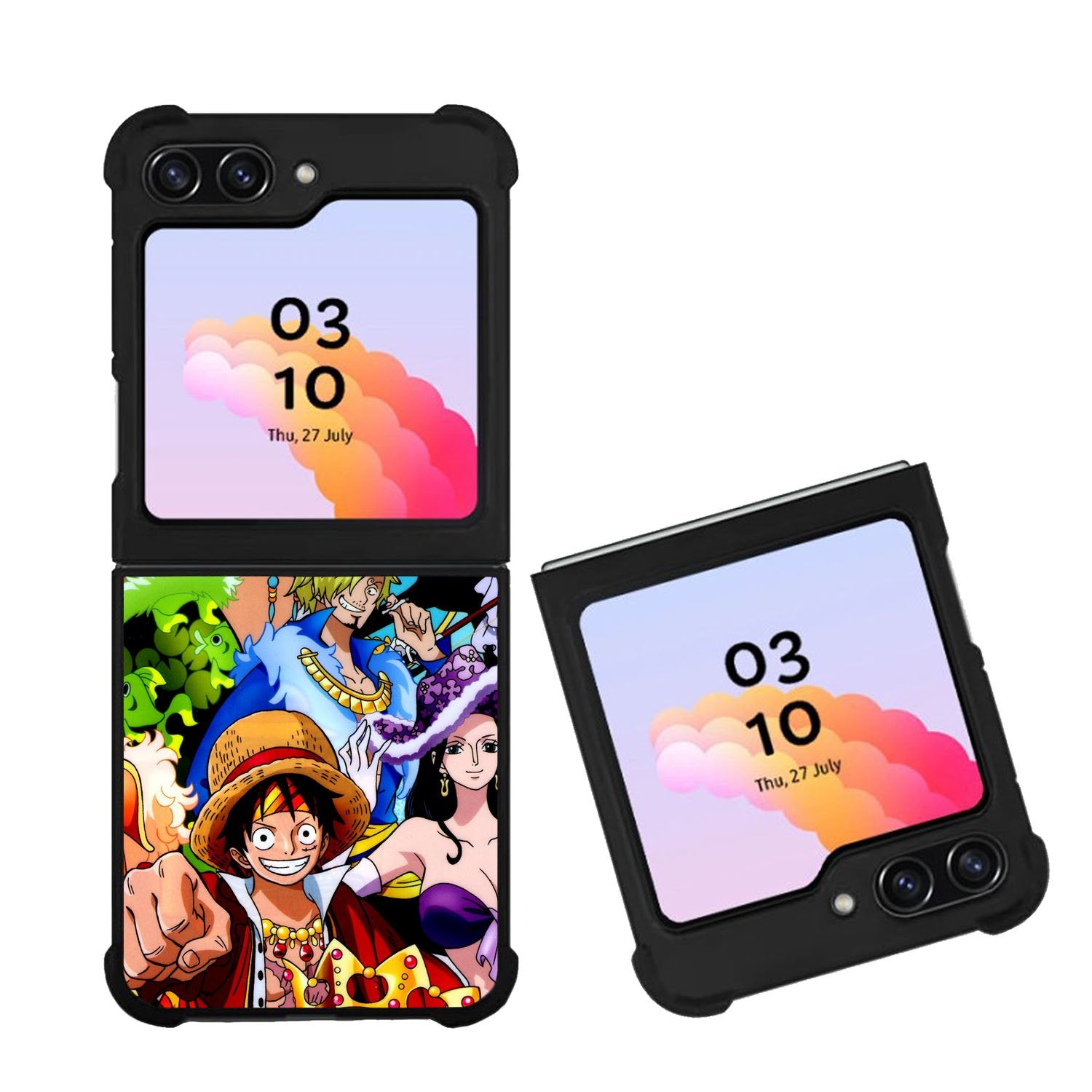 Team One Piece Pirates Anime Manga Case Samsung Galaxy Z Flip 5 5G BC1133