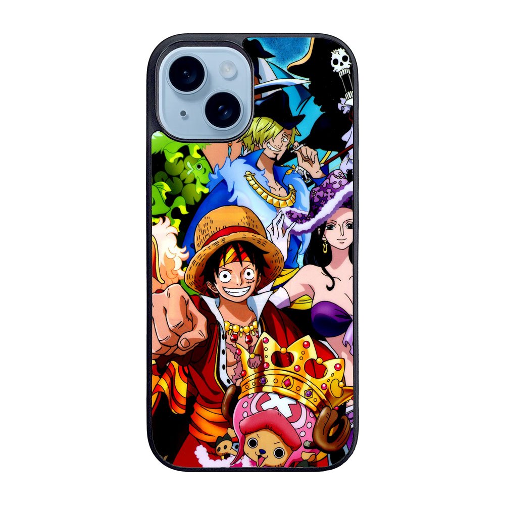 Team One Piece Pirates Anime Manga Case iPhone 15 BC1133