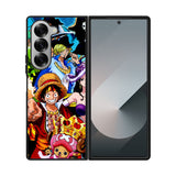 Team One Piece Pirates Anime Manga Case Samsung Galaxy Z Fold 6 5G BC1133
