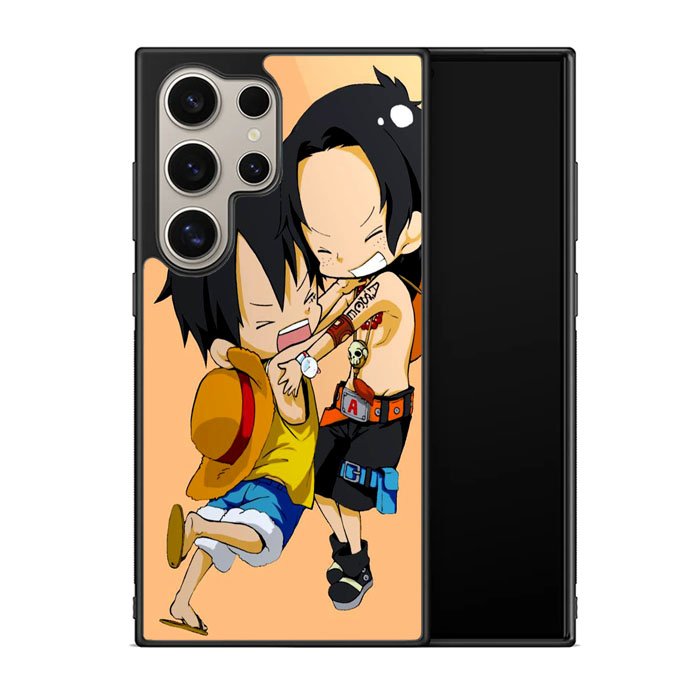luffy and brother chibi Z0951 Samsung Galaxy S25 Ultra 5G Case
