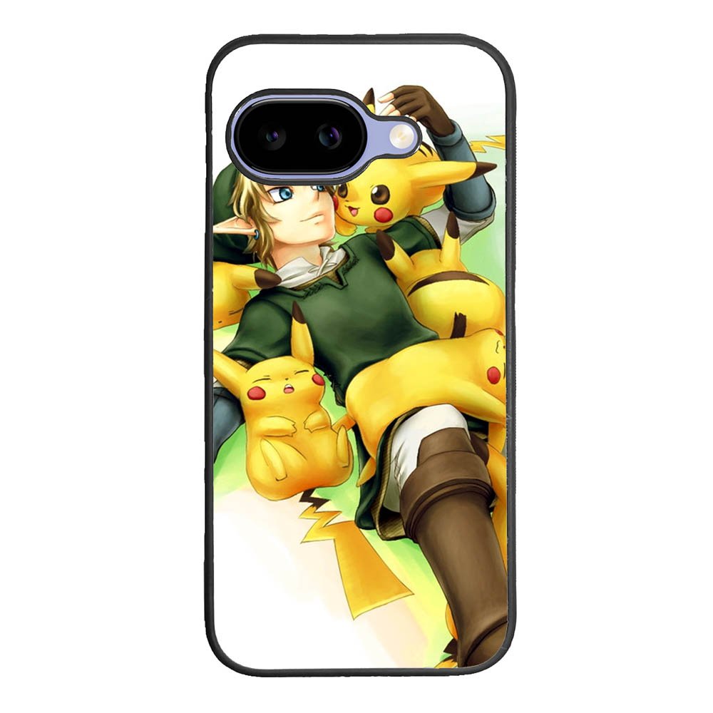 zelda with pikachu pokemon Google Pixel 10A Case BC1139