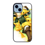 zelda with pikachu pokemon Case iPhone 15 Plus BC1139