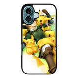 zelda with pikachu pokemon Case iPhone 16 Plus BC1139