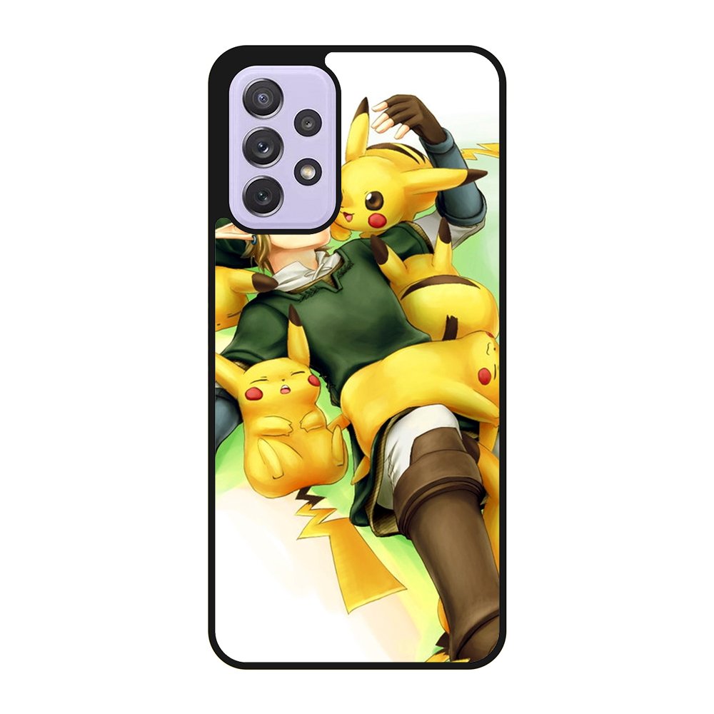 zelda with pikachu pokemon Samsung Galaxy A23 5G Case BC1139