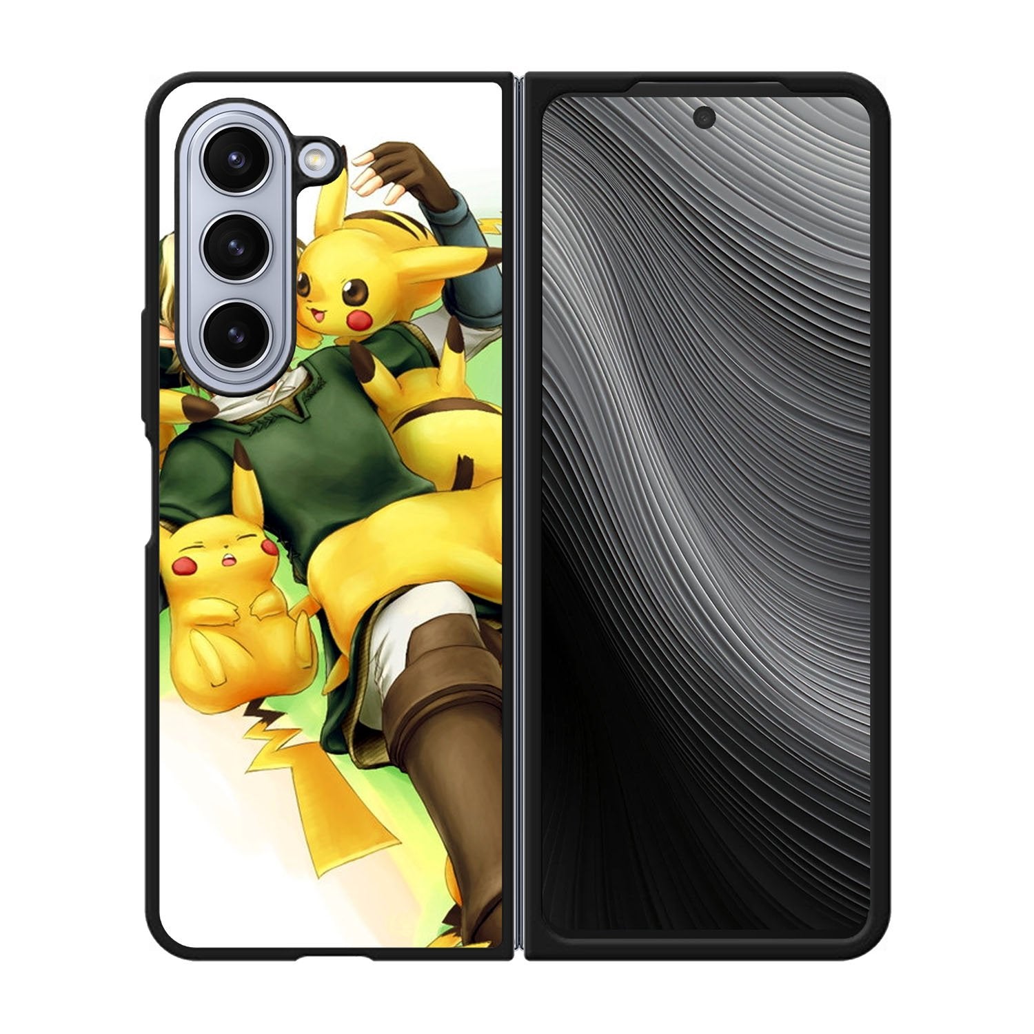 zelda with pikachu pokemon Case Samsung Galaxy z Fold 5 5G BC1139