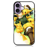 zelda with pikachu pokemon iPhone 17 Case BC1139