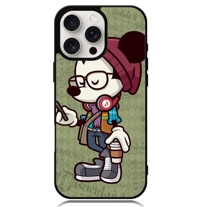 Hipster Mouse Z1064 iPhone 16 Pro Case