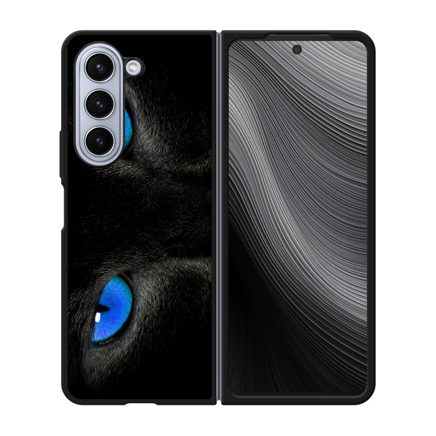 BLACK CAT EYES Case Samsung Galaxy z Fold 5 5G BC1146
