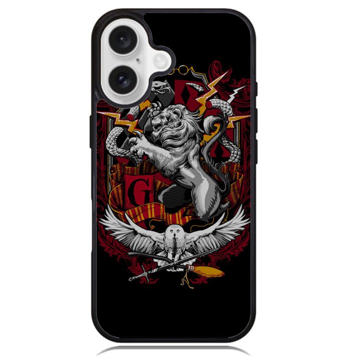 Harry Potter Crest Gryffindor Z1256 iPhone 16 Case